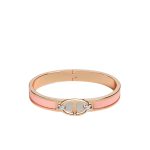 Hermes Mini Clic Anchor Chain Bracelet Rose Gold Tone With Light Pink H209000fo1zpm