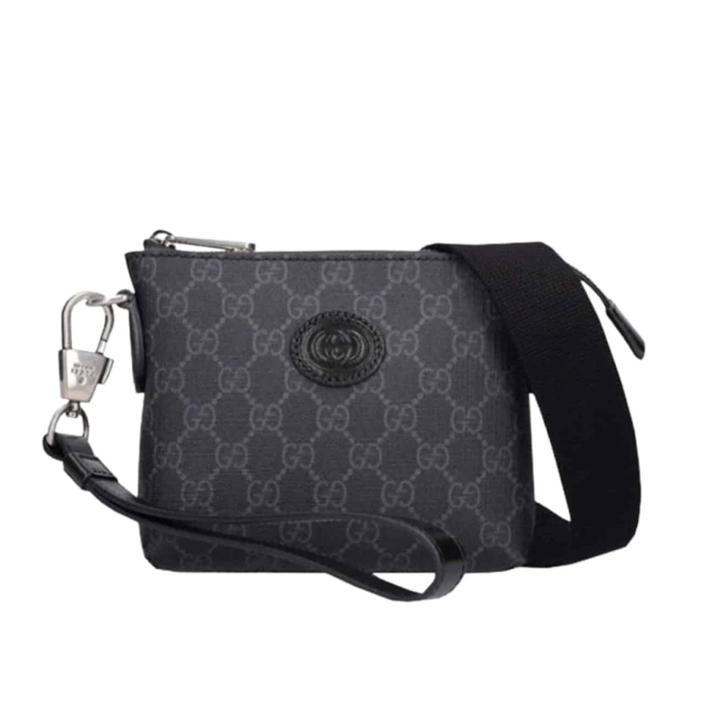 Gucci Messenger Bag With Interlocking G Black 29Cm 723306 92THN 1000 - Image 2