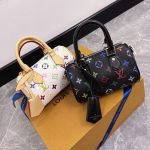 Louis Vuitton X Takashi Murakami Nano Speedy White Multicolored 16cm M13391 - Image 4