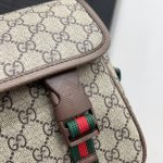 Gucci Gg Supreme Canvas Small Messenger Bag Beige Ebony 23Cm - Image 5