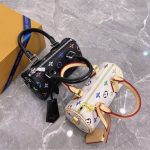 Louis Vuitton X Takashi Murakami Nano Speedy White Multicolored 16cm M13391 - Image 7