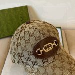 Gucci Supreme Baseball Cap Brown - Image 6