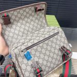 Gucci Gg Supreme Canvas Small Messenger Bag Beige Ebony 23Cm - Image 8