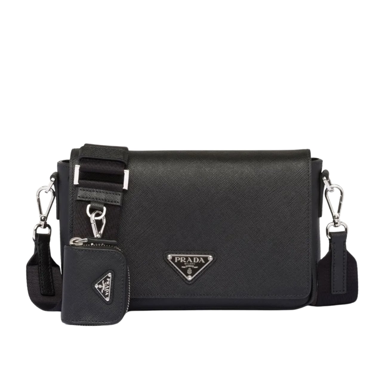 189-1-1.jpg Prada Saffiano Leather Shoulder Bag 22cm - Image 1
