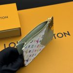 Louis Vuitton X Murakami Romy Card Holder Green Tea 12cm M13800 - Image 7