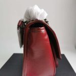 Saint Laurent Niki Medium In Leather Silver Tone Red 22cm - Image 6