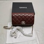 Chanel Wallet On Chain With Diamond Burgundy 20cm Ap4299 B18216 Nzv44 - Image 5