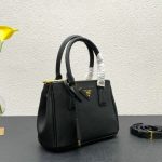 Prada Galleria Saffiano Leather Mini Bag Black 20Cm 1Ba906 Nzv F0002 V Eom - Image 7