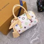 Louis Vuitton X Takashi Murakami Nano Speedy White Multicolored 16cm M13391 - Image 3