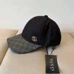 Gucci Gg Canvas Baseball Hat Black - Image 3