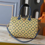 Louis Vuitton Speedy Trunk 25 Blue And Gold 27Cm M27411 - Image 3