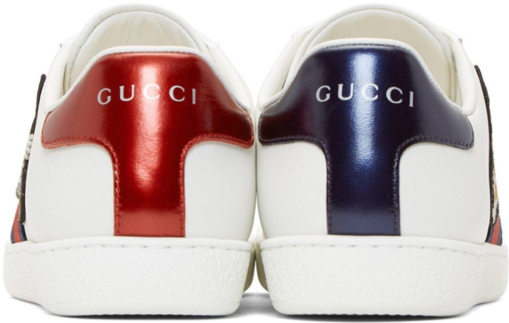 GUCCI WHITE DOG NEW ACE SNEAKERS - Image 2
