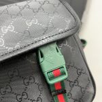 Gucci Gg Supreme Canvas Small Messenger Bag Black 23Cm - Image 5