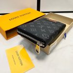 Louis Vuitton Vertical Wallet Monogram Black 20cm - Image 8