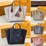 Louis Vuitton Mahina Leather Haumea Bag Beige 30Cm - Image 4