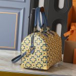 Louis Vuitton Speedy Trunk 25 Blue And Gold 27Cm M27411 - Image 4