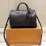 Louis Vuitton Speedy Soft Bag Monogram Black 30cm - Image 3