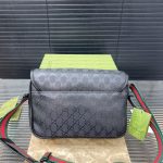 Gucci Gg Supreme Canvas Small Messenger Bag Black 23Cm - Image 7