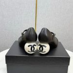 Chanel Mary Janes Patent And Imitation Pearls Black G46775 B22202 94305 - Image 6