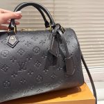 Louis Vuitton Speedy Soft Bag Monogram Black 30cm - Image 6