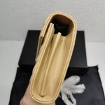 Saint Laurent Classic Cassandre Grain De Poudre Chain Wallet Beige 22cm 377828BOW012721 - Image 7