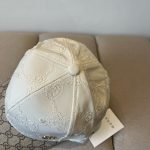Gucci Gg Canvas Baseball Hat Beige - Image 6