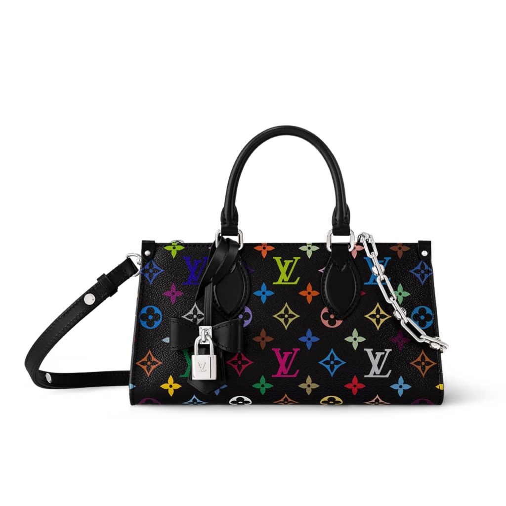 Louis Vuitton X Takashi Murakami Onthego East West Chain Black 25cm M13260 - Image 2