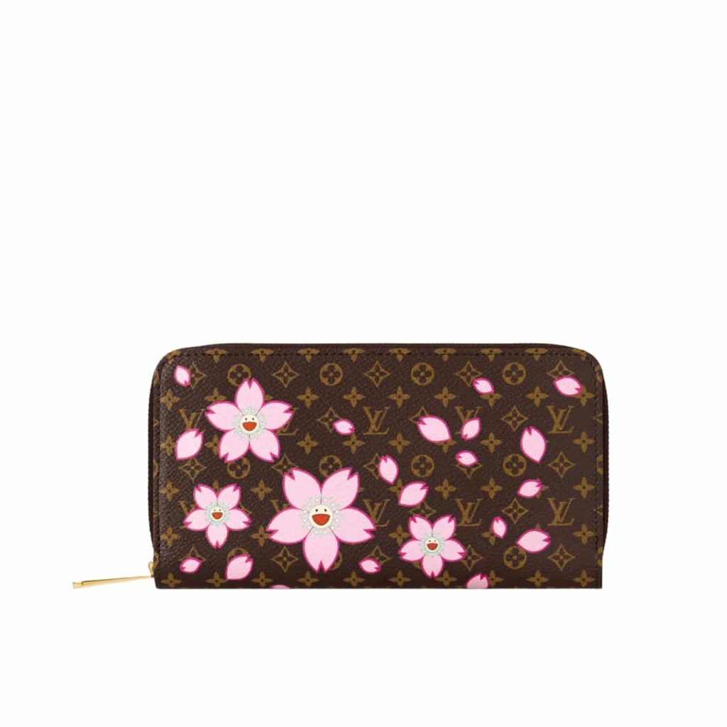 Louis Vuitton X Takashi Murakami Zippy Wallet Sakura Brown 19Cm M13433 - Image 2