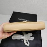 Saint Laurent Classic Cassandre Grain De Poudre Chain Wallet Beige 22cm 377828BOW012721 - Image 8