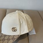 Gucci Gg Canvas Baseball Hat Beige - Image 4