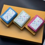 Louis Vuitton X Murakami Portefeuille Claire Green Tea 11cm M13619 - Image 9