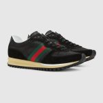 Gucci Men's Re Motion Sneaker Black Original Gg Canvas 839261 Aaew3 1042 - Image 3