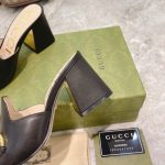Gucci Women’s Slide Sandal With Horsebit Black 655412 BKO00 1000 - Image 8
