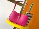 Saint Laurent Le 5 À 7 Hobo Bag In Smooth Leather Pink 25Cm - Image 3