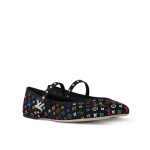 Louis Vuitton X Takashi Murakami Romy Flat Ballerina Black 1agvc3 - Image 10