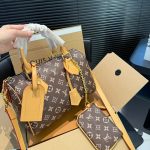 Louis Vuitton Speedy P9 Bandoulière 25 Monogram Brown 25cm M24443 - Image 4