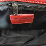 Saint Laurent Niki Medium In Leather Silver Tone Red 22cm - Image 7