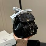 Chanel Mini Duma Backpack Black 20Cm As2908 B09750 94305 - Image 3