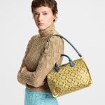 Louis Vuitton Speedy Trunk 25 Blue And Gold 27Cm M27411 - Image 12