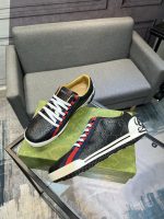 Gucci Boulevard Script Logo Lace Up Sneakers - Image 6
