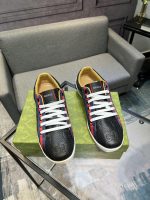 Gucci Boulevard Script Logo Lace Up Sneakers - Image 5