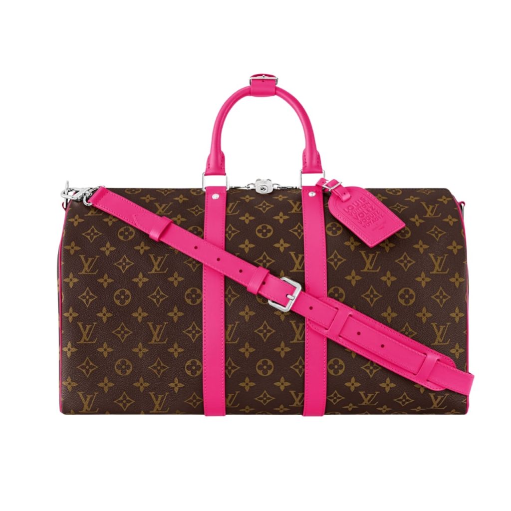 Louis Vuitton Keepall Bandoulière 45 Pondichery Pink 50cm M13807 - Image 2