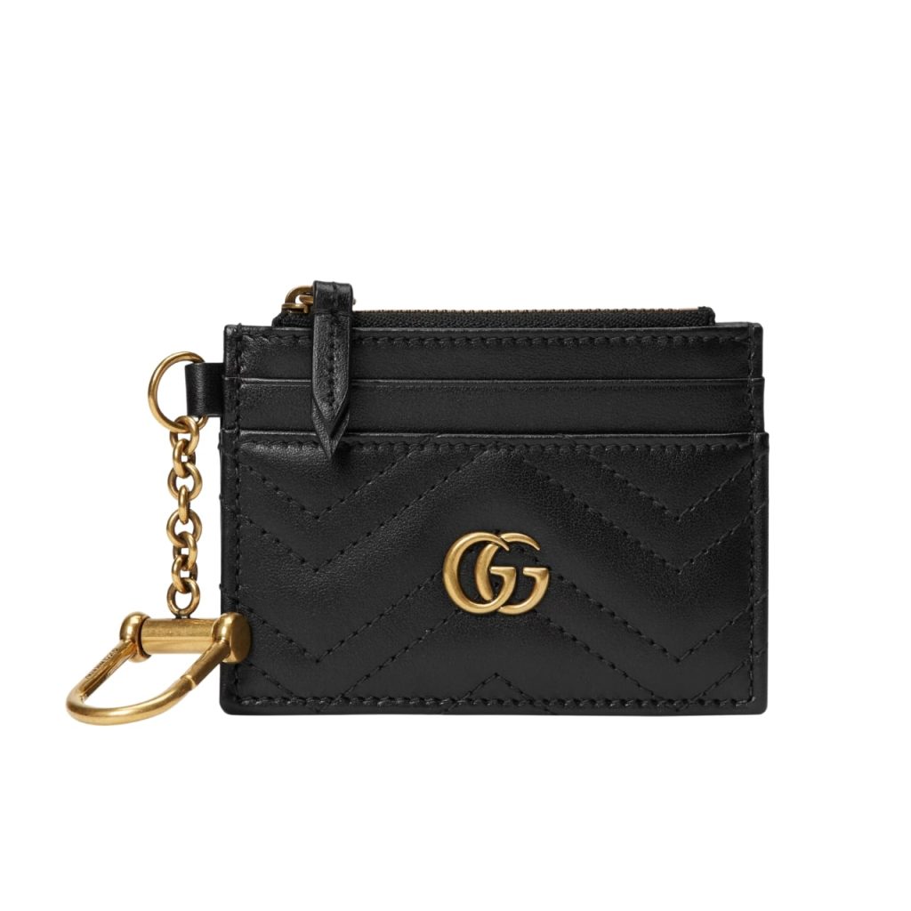 Gucci Gg Marmont Keychain Wallet Black 10cm - Image 2