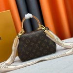 Louis Vuitton Cluny Mini Monogram Canvas Brown 20Cm M46055 - Image 4