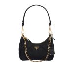 Prada Re Edition 1995 Chaîne Re Nylon Mini Bag Black 22Cm 1Bc204 2Aos F0002 V Qoo
