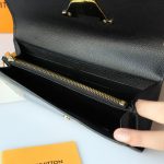 Louis Vuitton Capucines Crocodile Leather Long Wallet Black 20cm - Image 10