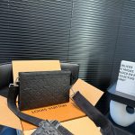 Louis Vuitton Gaston Wearable Wallet Monogram Shadow Black 22Cm M81115 - Image 3