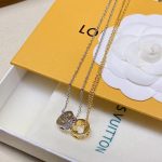 Louis Vuitton Empreinte Pendant Necklace White Gold Q93675 - Image 4