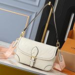Louis Vuitton Diane Monogram Empreinte Leather White 24Cm M46388 - Image 3