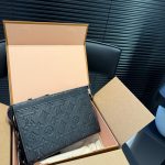 Louis Vuitton Gaston Wearable Wallet Monogram Shadow Black 22Cm M81115 - Image 5